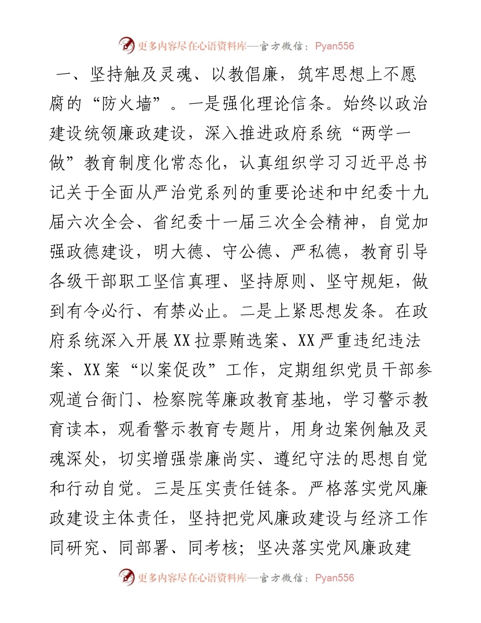 在X届市政府第X次廉政工作会议暨法治政府建设和“放管服”改革推进会议上的发言.docx_第2页