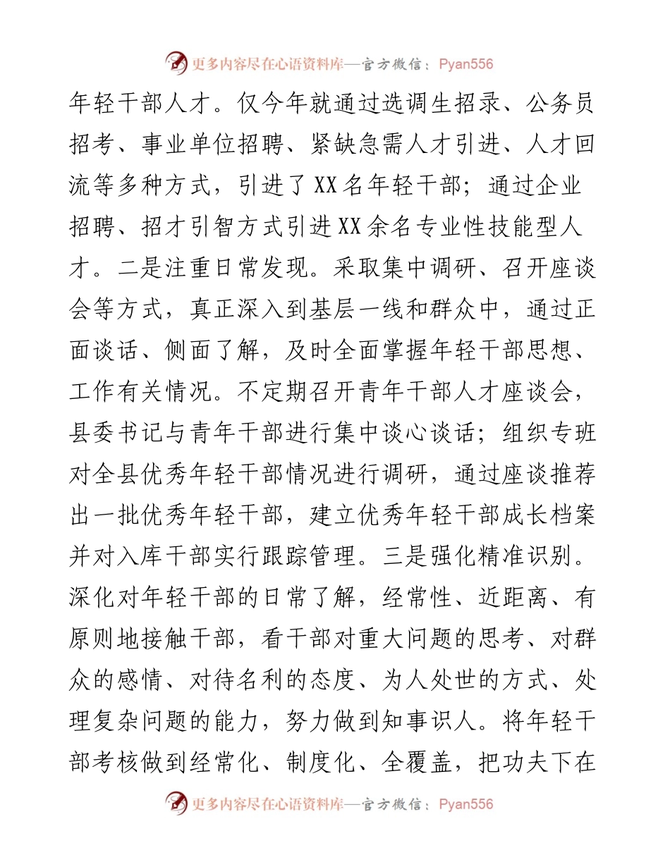 县实施新时代年轻干部成长工程情况汇报.docx_第2页