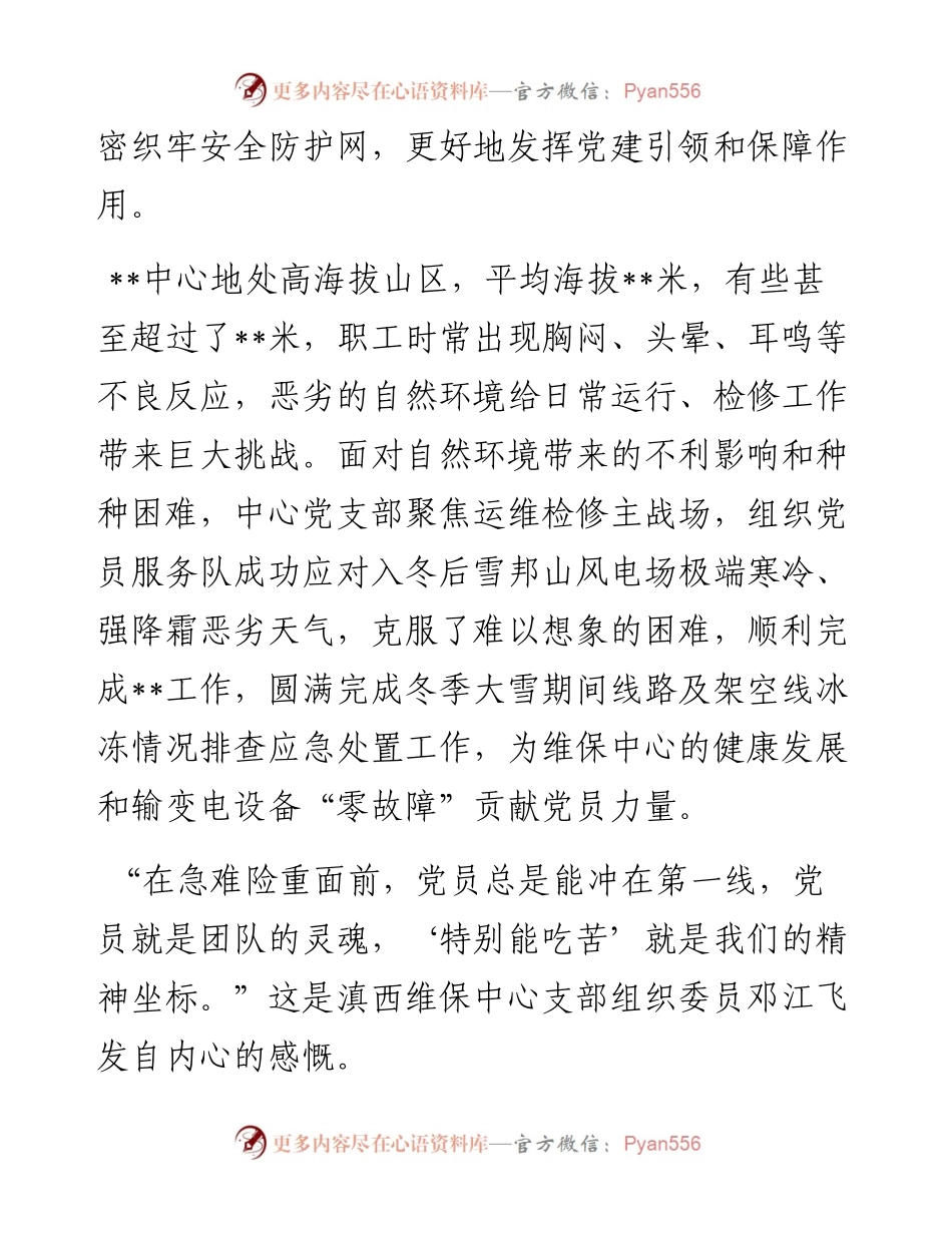 国企党建经验交流：“零故障”背后的“绣花”功夫.docx_第2页
