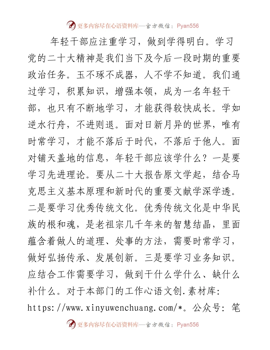 在二十大报告中体悟年轻干部的“五个明白”.docx_第2页