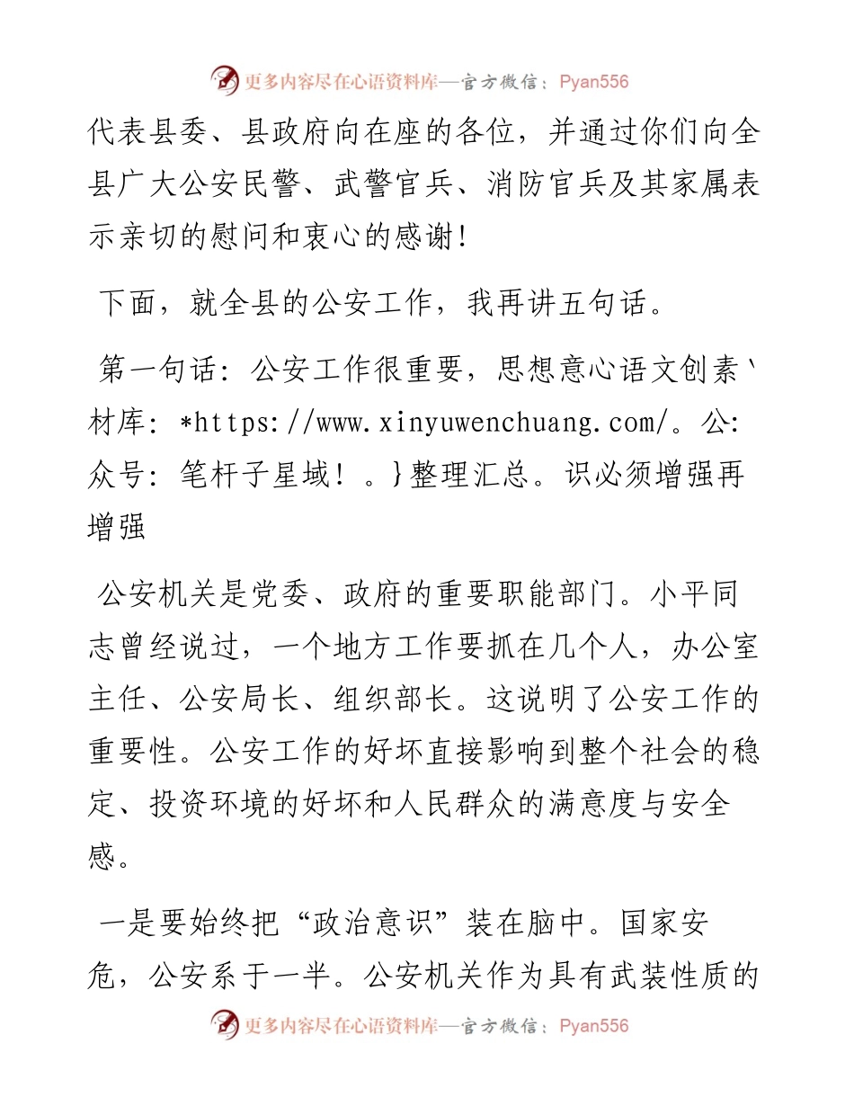 在全县公安工作会上的讲话.docx_第2页