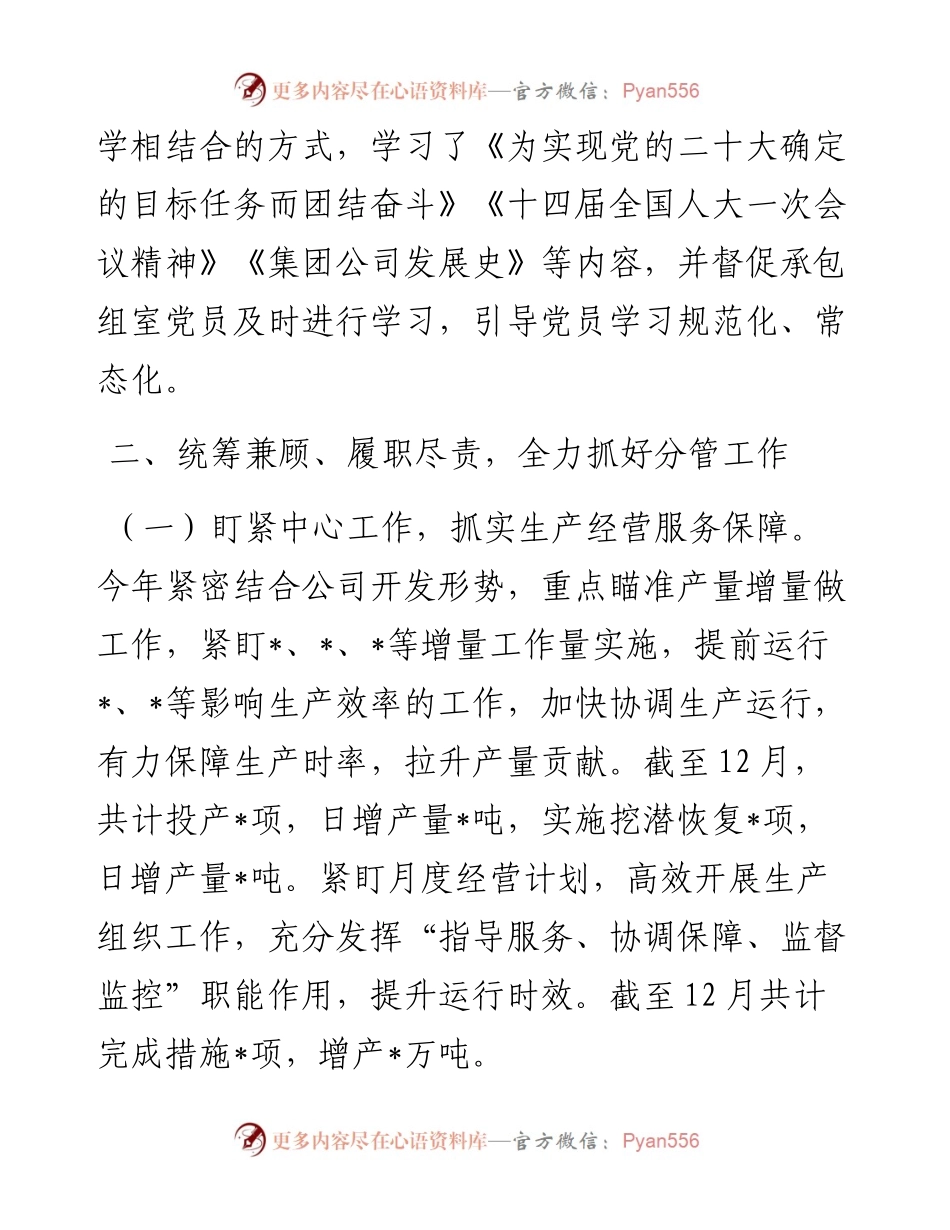 国企副职领导2023年度工作述职报告.docx_第2页
