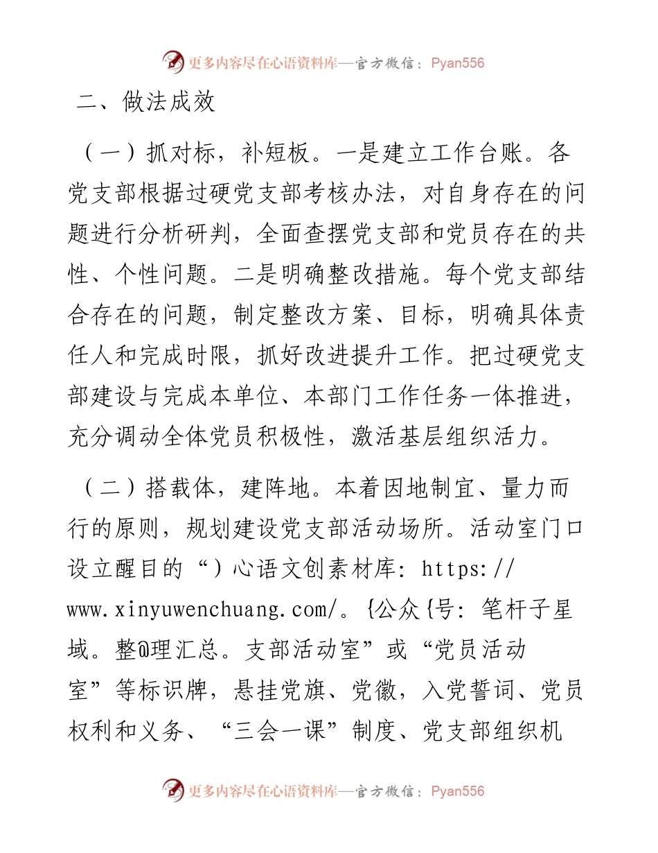 国有企业过硬党支部建设质效评估报告.docx_第2页