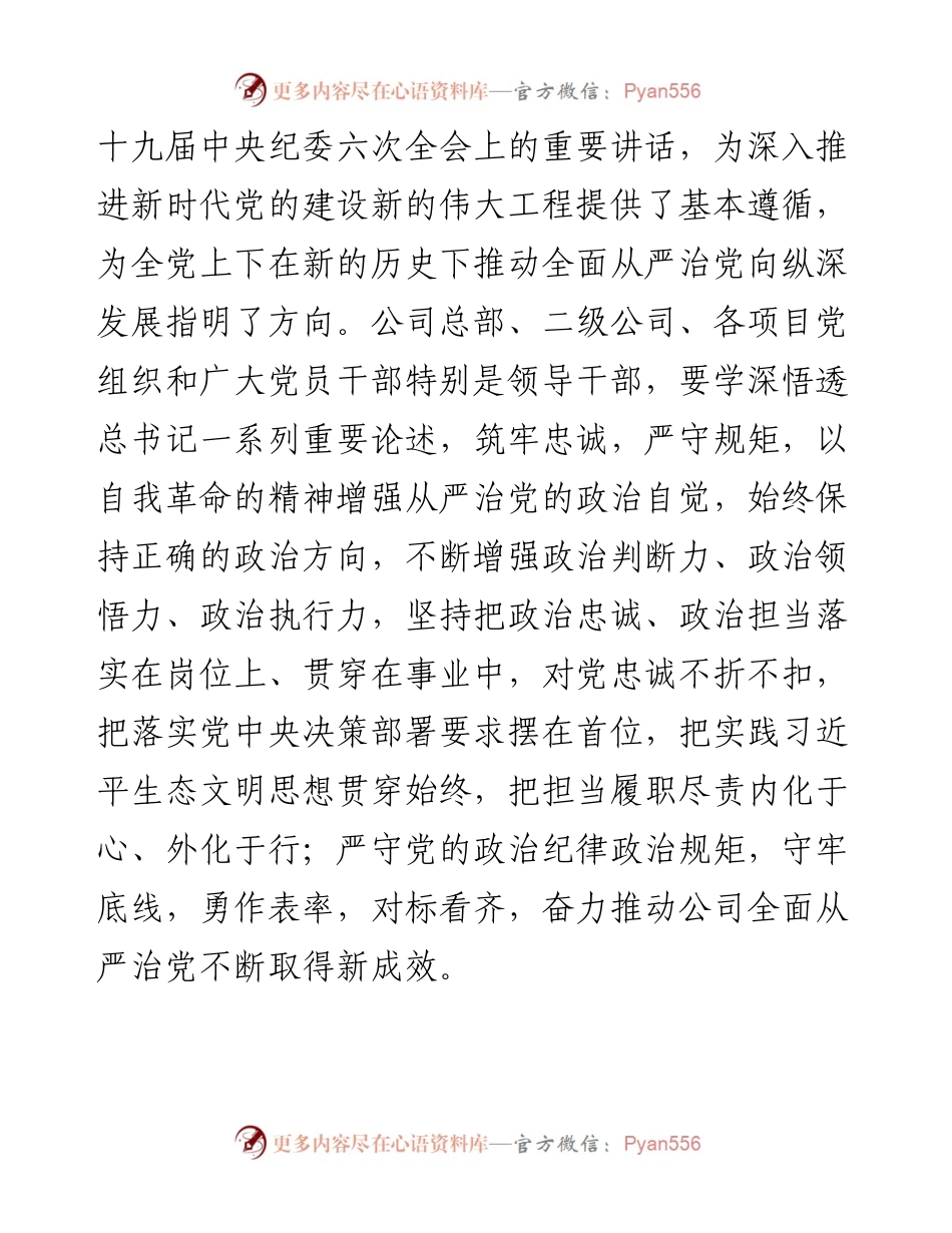 国企党委书记在集团纪检监察系统度工作会议上的讲话.docx_第2页