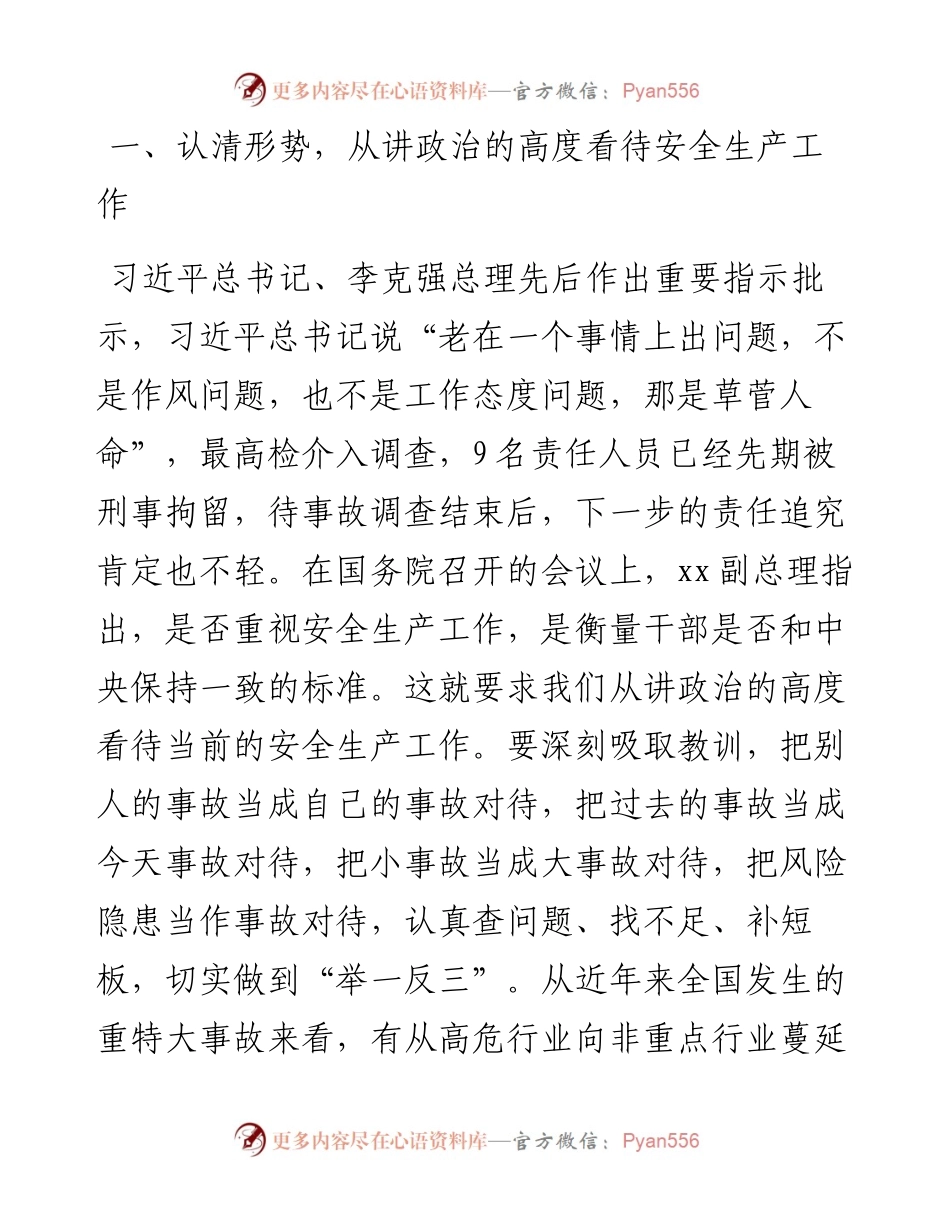 在全市安全生产大检查百日攻坚行动动员会议上的讲话.docx_第2页