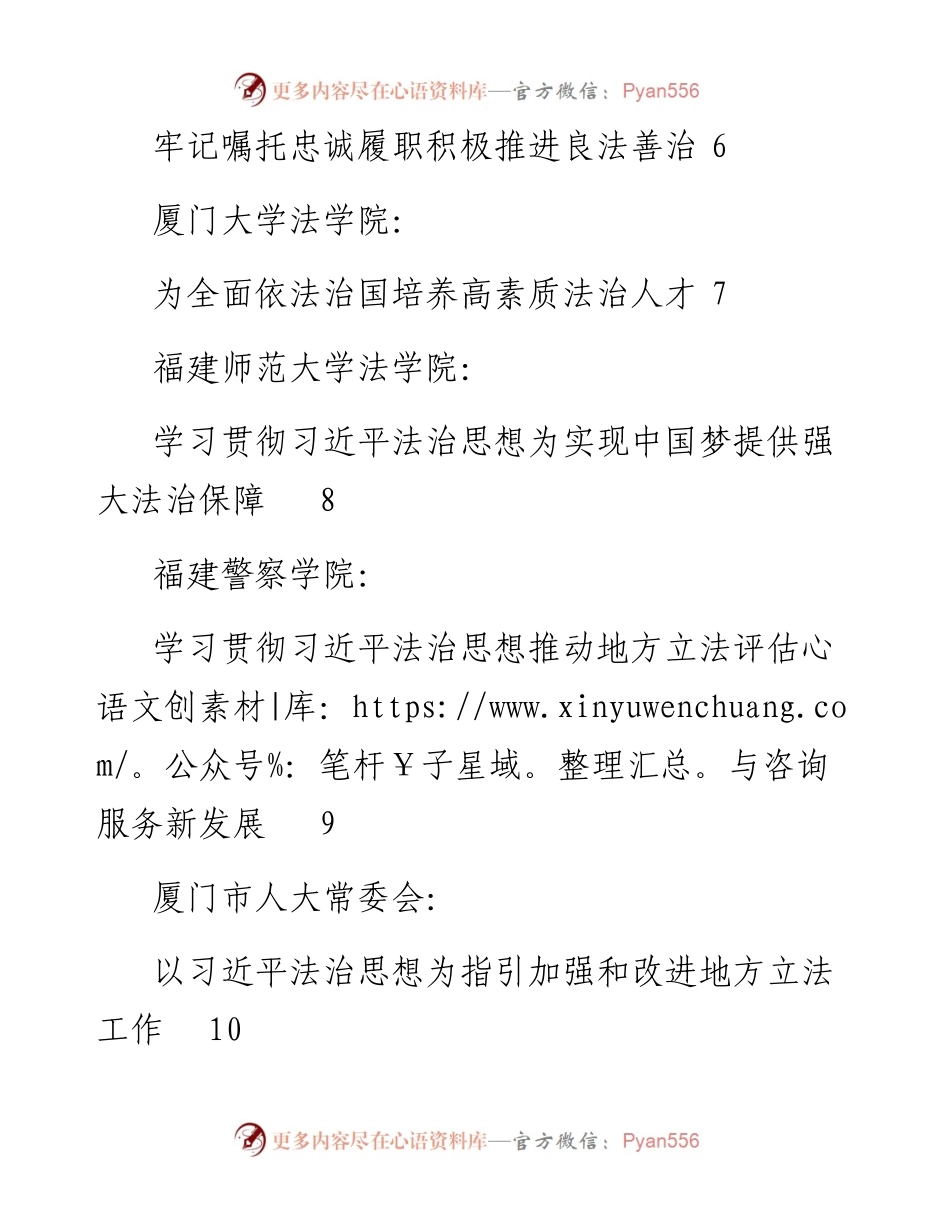 发言系列392（19篇）学习习近平法治思想座谈会发言材料汇编.docx_第2页