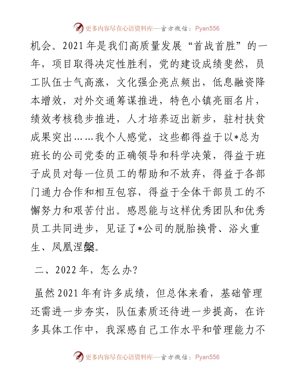 在公司贯彻新发展理念推进高质量发展座谈会发言材料.docx_第2页