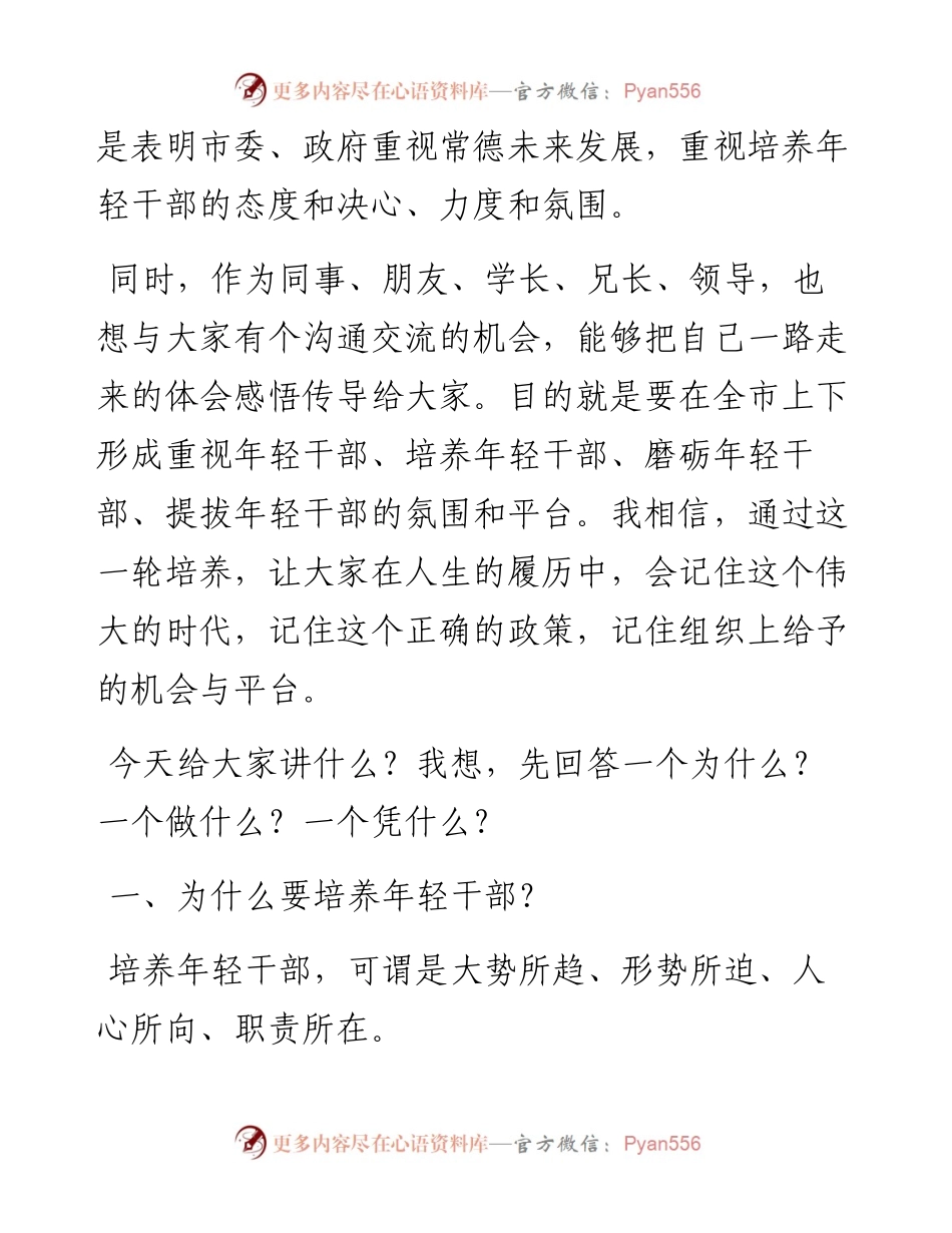 在全市科级年轻干部座谈会上的讲话(1).docx_第2页