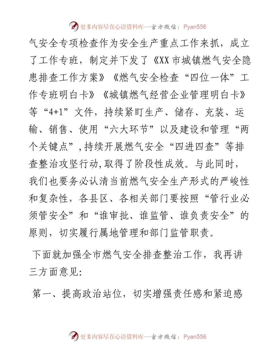 在全市燃气安全工作会议上的讲话.docx_第2页