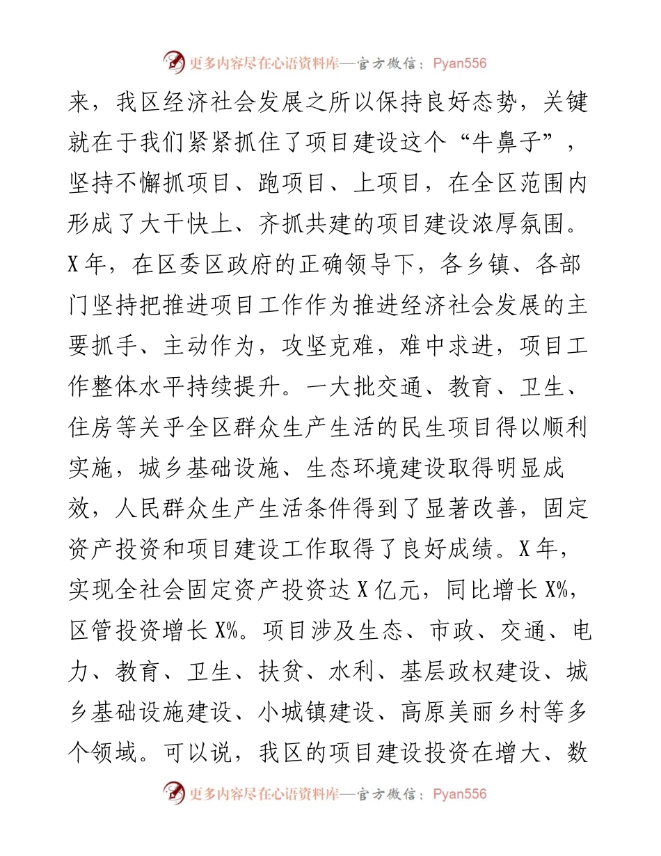 在全区项目工作会议上的讲话.docx_第2页