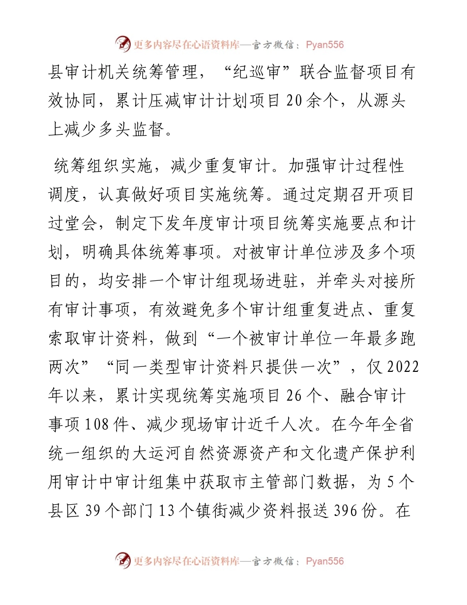 在2024年全省审计工作专题推进会上的汇报发言.docx_第2页