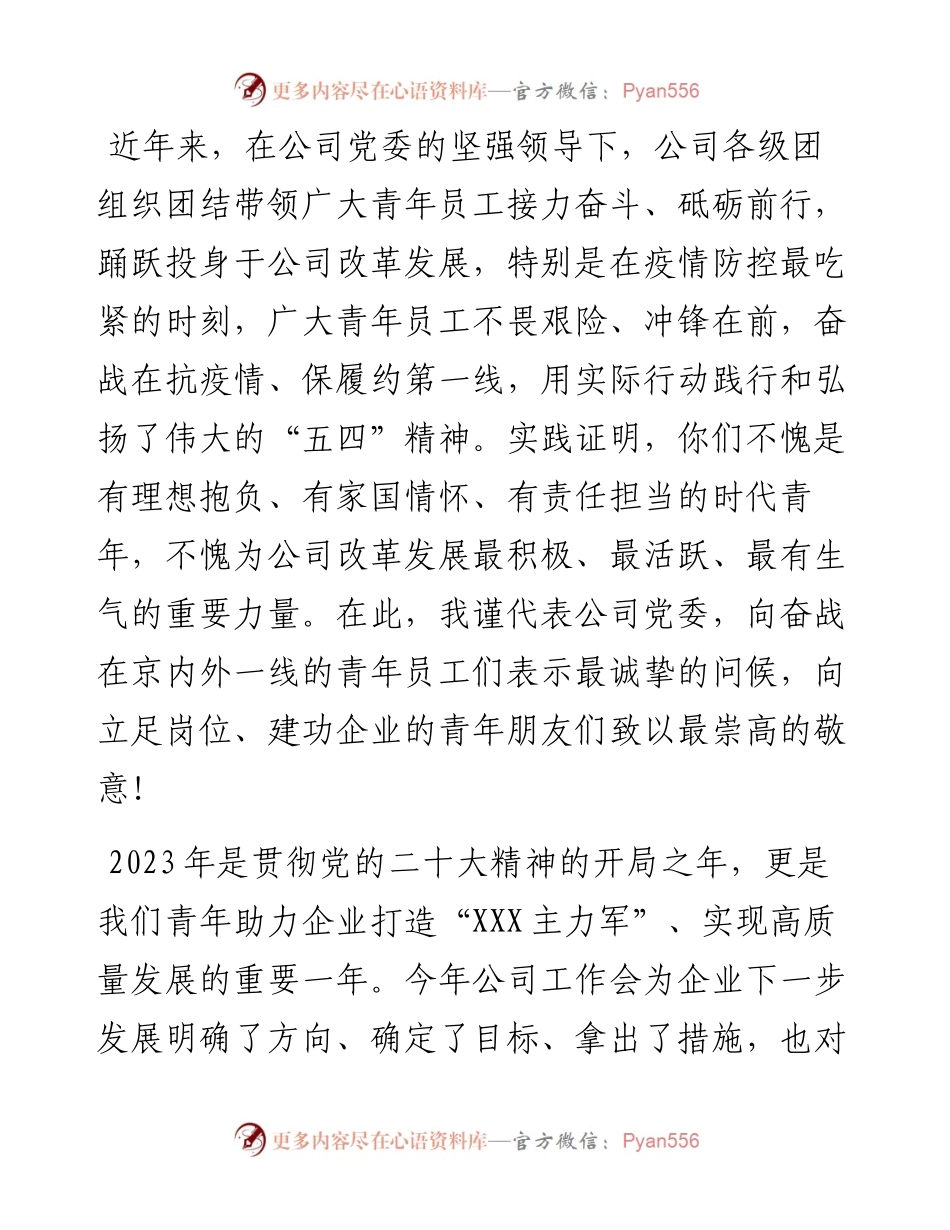 在公司青年座谈交流会上的讲话.docx_第2页