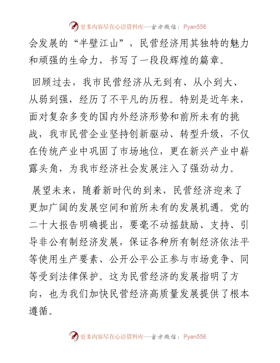 在全市加快民营经济高质量发展推进大会上的讲话.docx_第2页