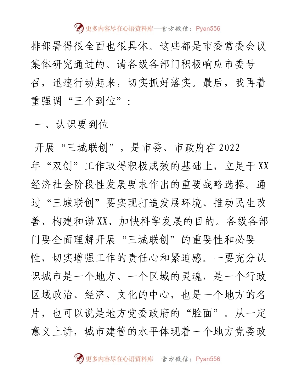 在“三城联创”动员大会上的讲话.docx_第2页