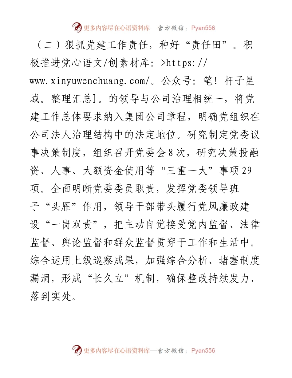 国有企业度抓党建工作述职报告.docx_第2页