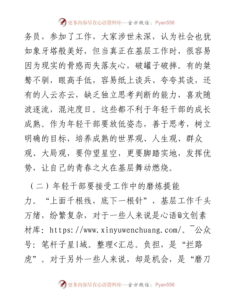 在全市年轻干部座谈会上的发言.docx_第2页