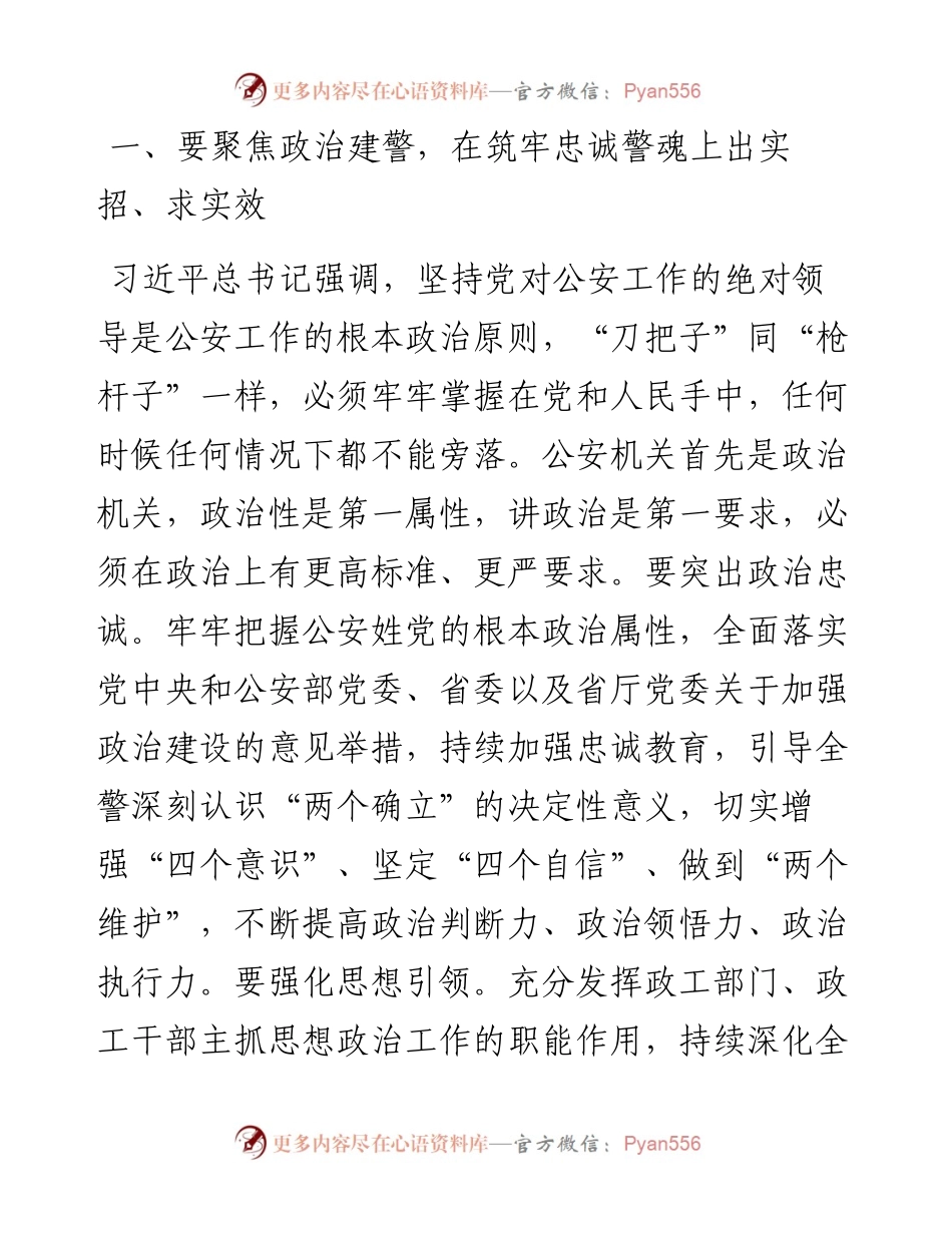 在2023年全市公安政治工作会上的讲话.docx_第2页