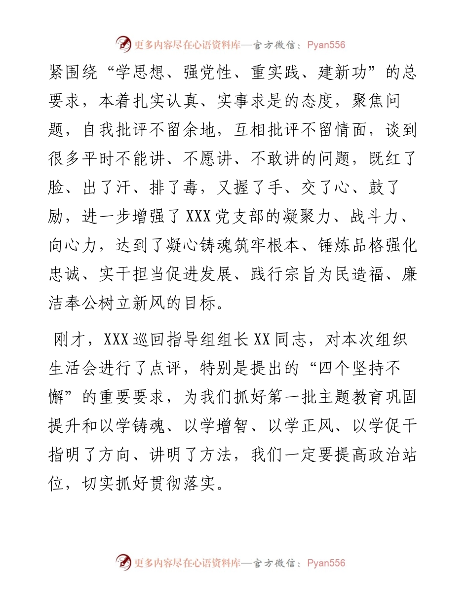 在2023年主题教育专题组织生活会上总结表态发言.docx_第2页