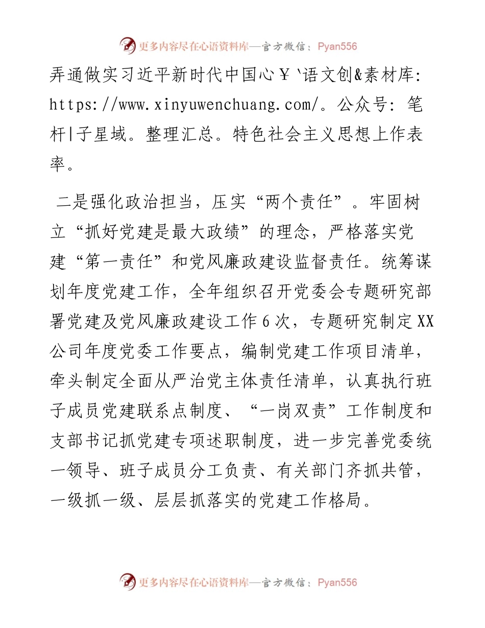 国企党委202X年度年度工作报告.docx_第2页