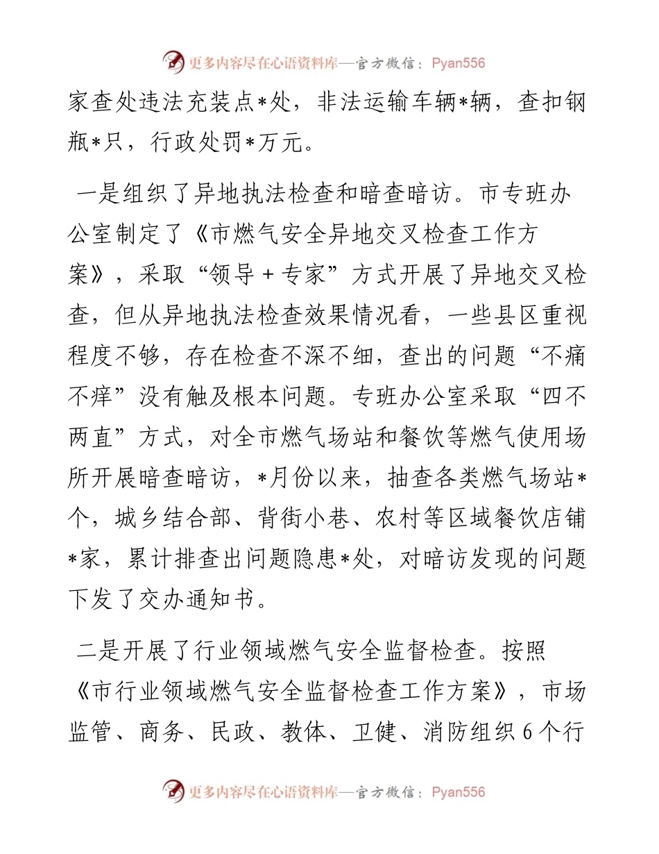 在全市城镇燃气安全专项整治工作部署推进视频会上的讲话.docx_第2页