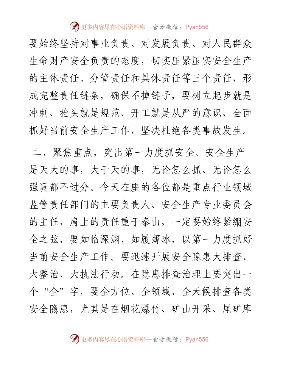 在全市安全生产视频会后的讲话.docx_第2页