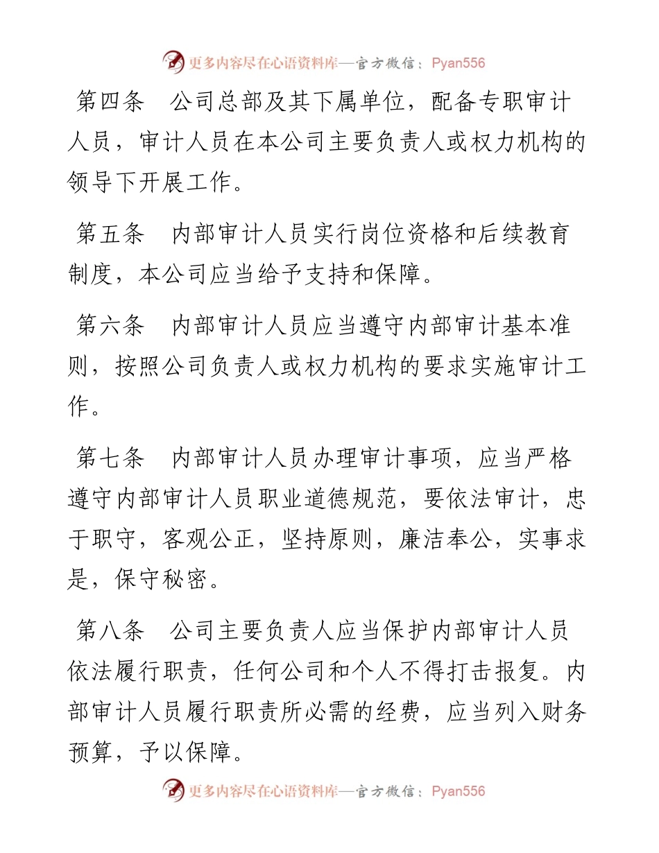 国有企业内部审计办法.docx_第2页