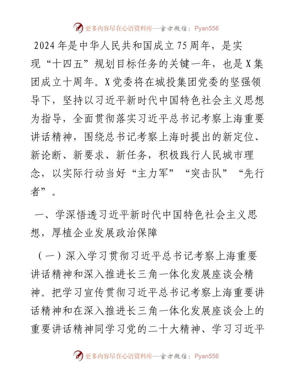 国企2024年度工作要点.docx_第1页