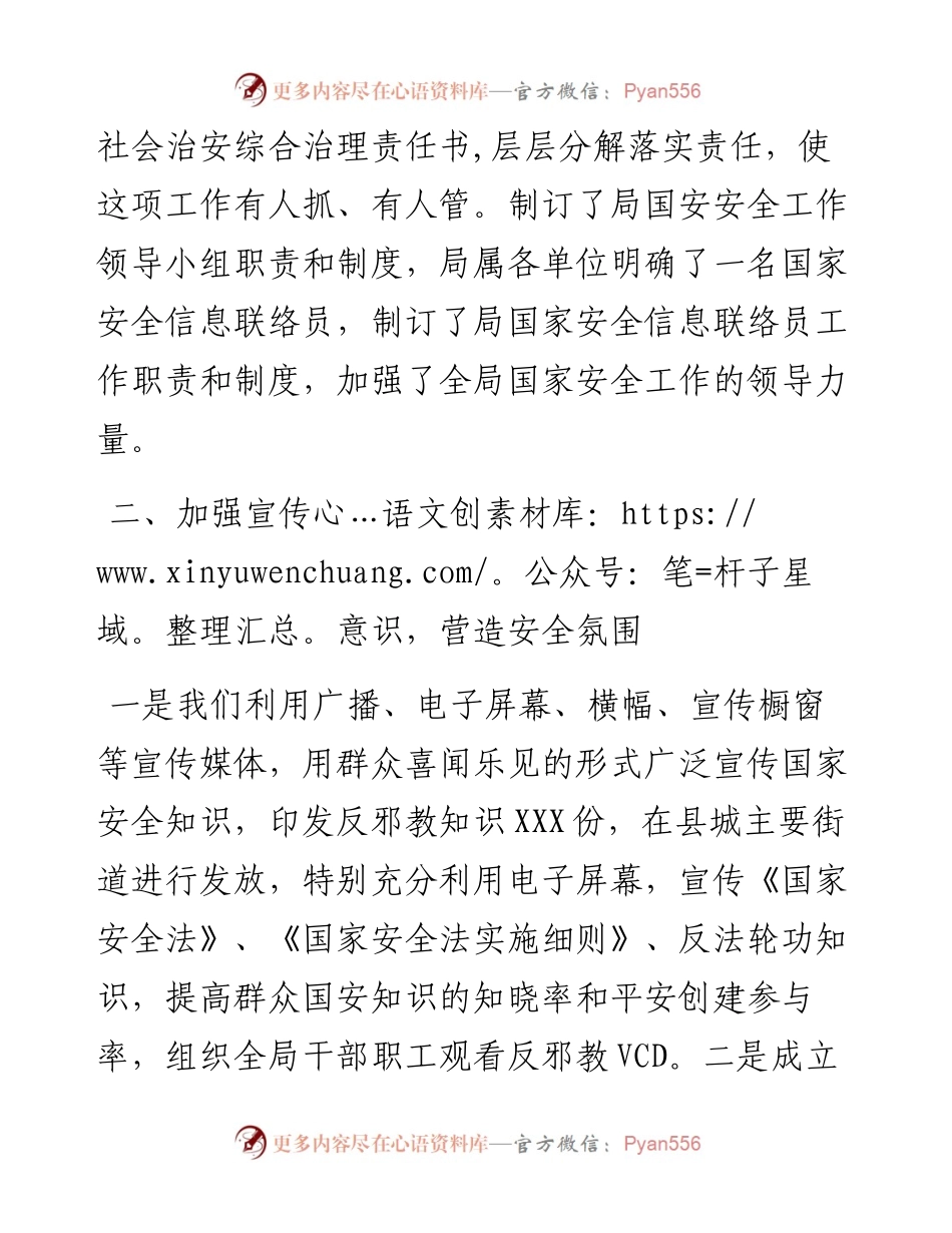 国家安全工作情况总结.docx_第2页