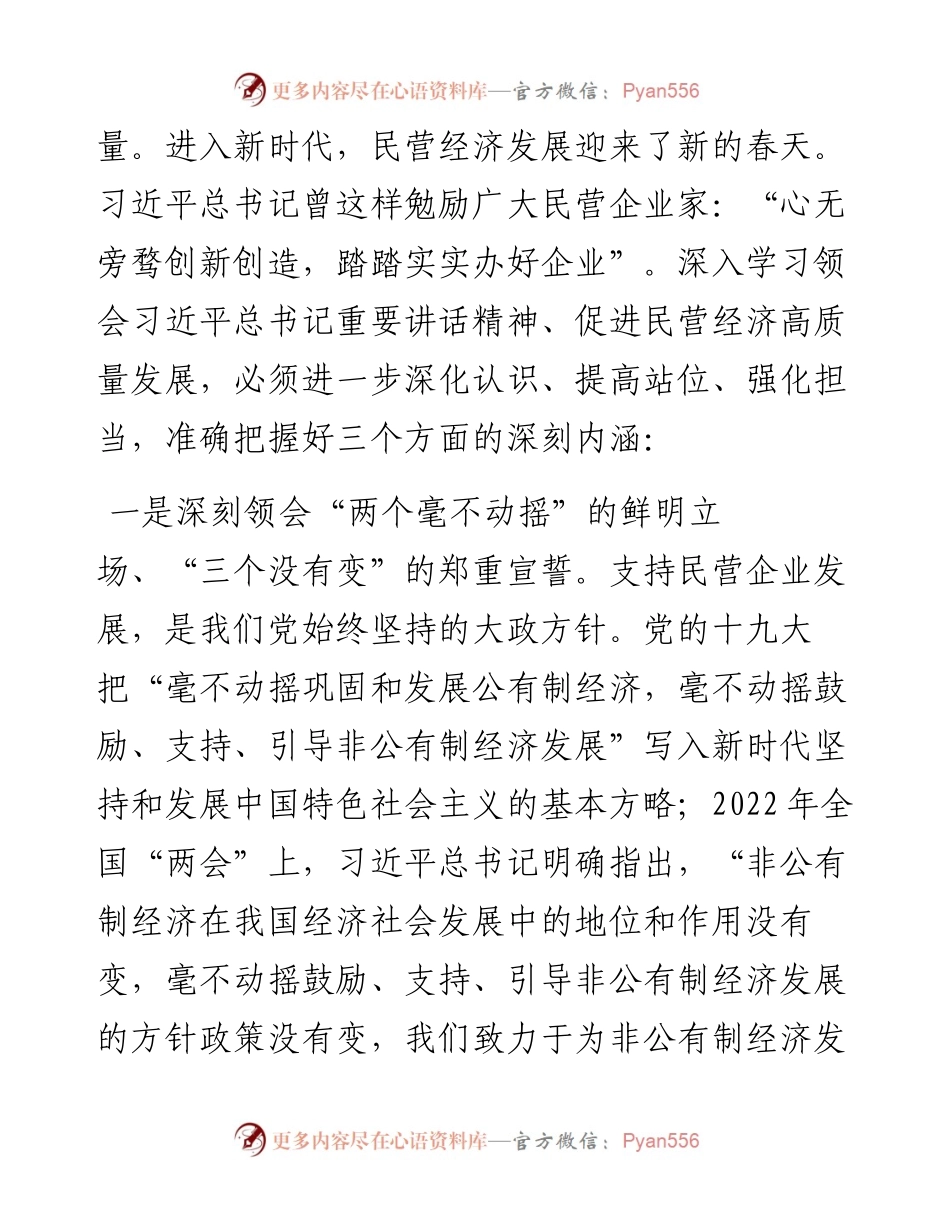 在全市推动民营经济高质量发展大会上讲话.docx_第2页