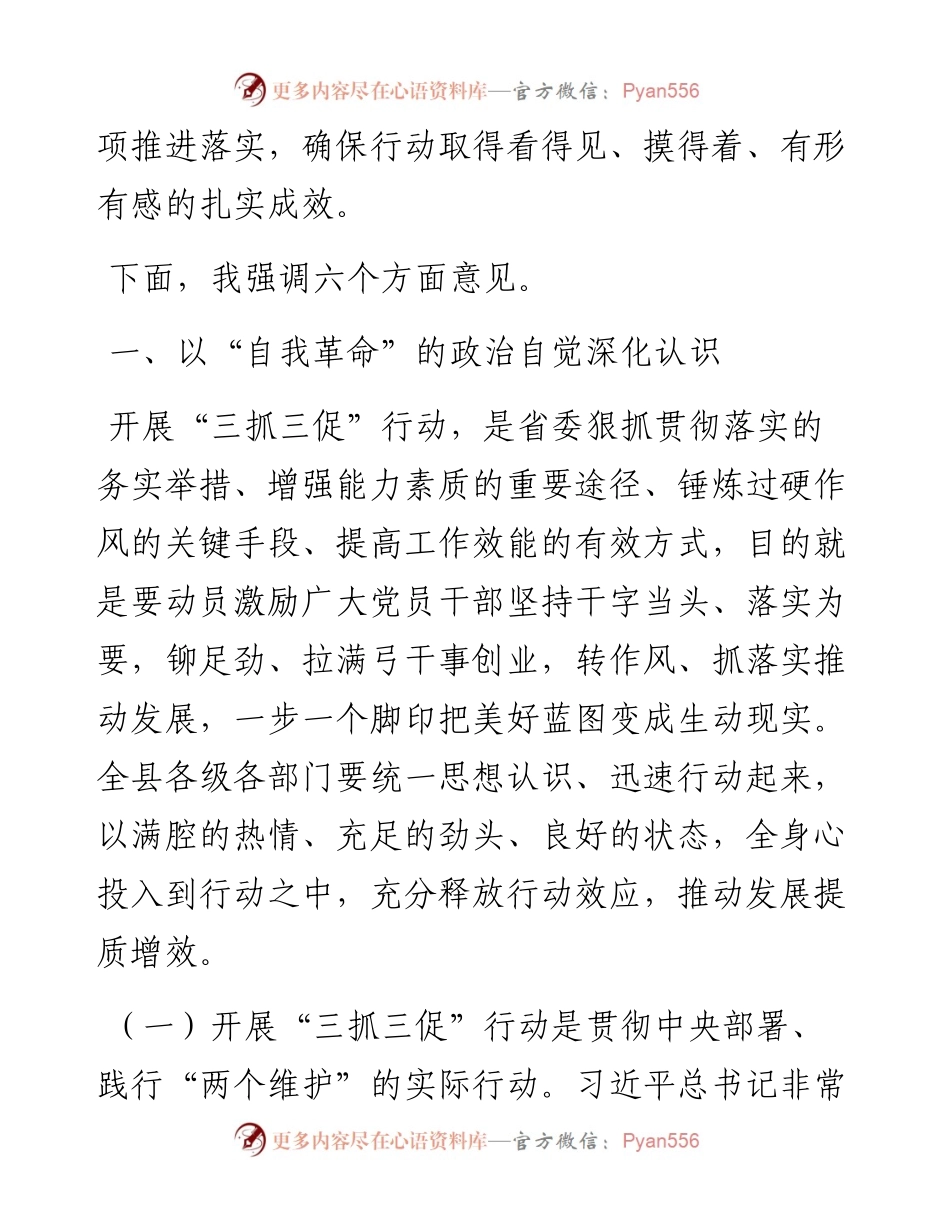 在2023年全县“三抓三促”行动动员部署会议上的讲话.docx_第2页