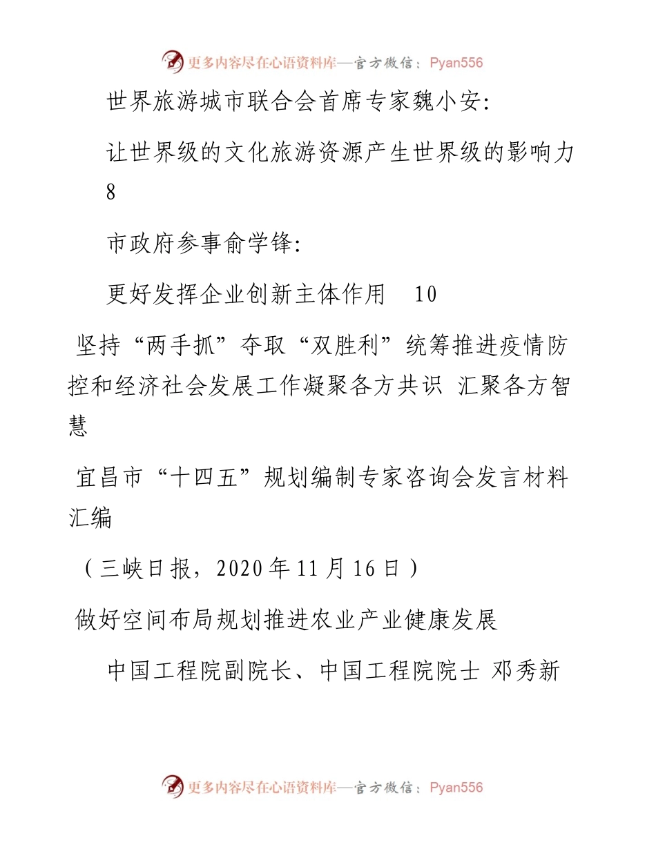 发言系列382（6篇）宜昌市“十四五”规划编制专家咨询会发言材料汇编.docx_第2页