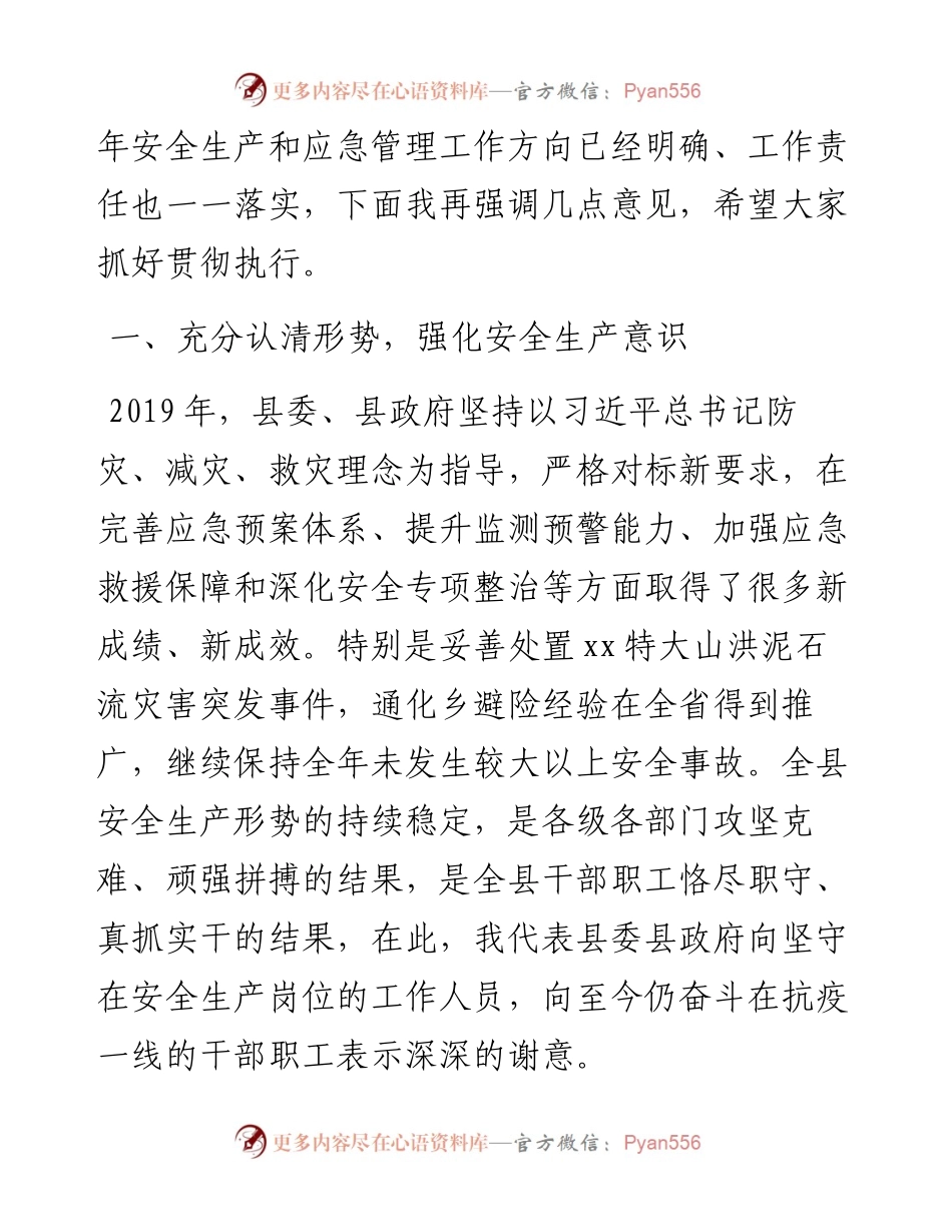 安委会全体会议暨应急委全体会议上的讲话.docx_第2页