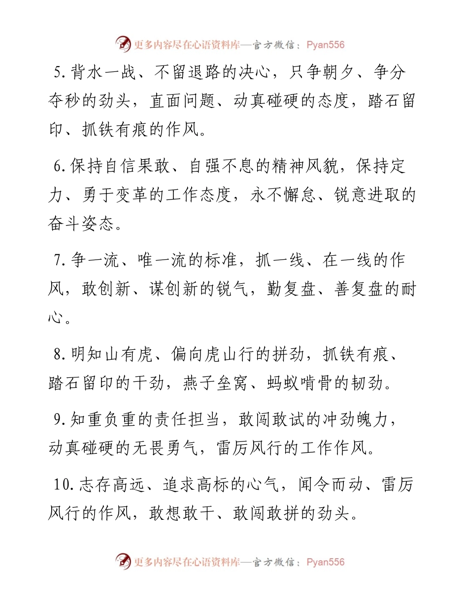 工作状态类排比句40例（12月24日）.docx_第2页
