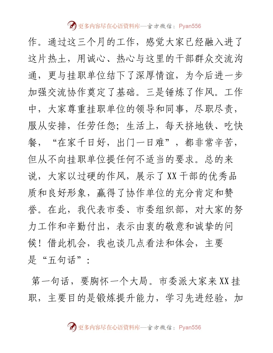 在驻X挂职干部座谈会上的讲话（范文）.docx_第2页