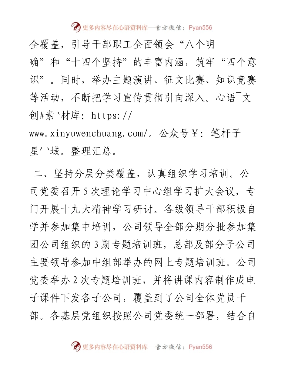 学习贯彻党的十九大精神阶段性总结.docx_第2页