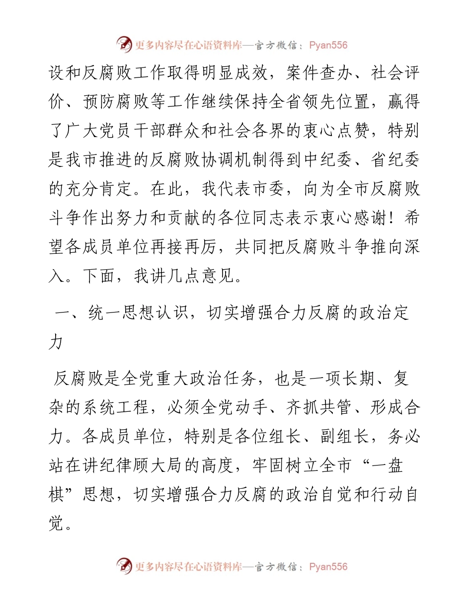 在市委反腐败协调小组第一次会议上的讲话.docx_第2页
