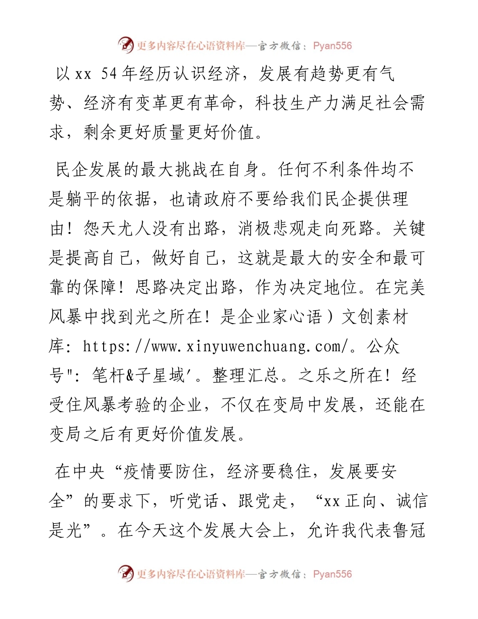 在某市民营经济发展大会上的发言.docx_第2页