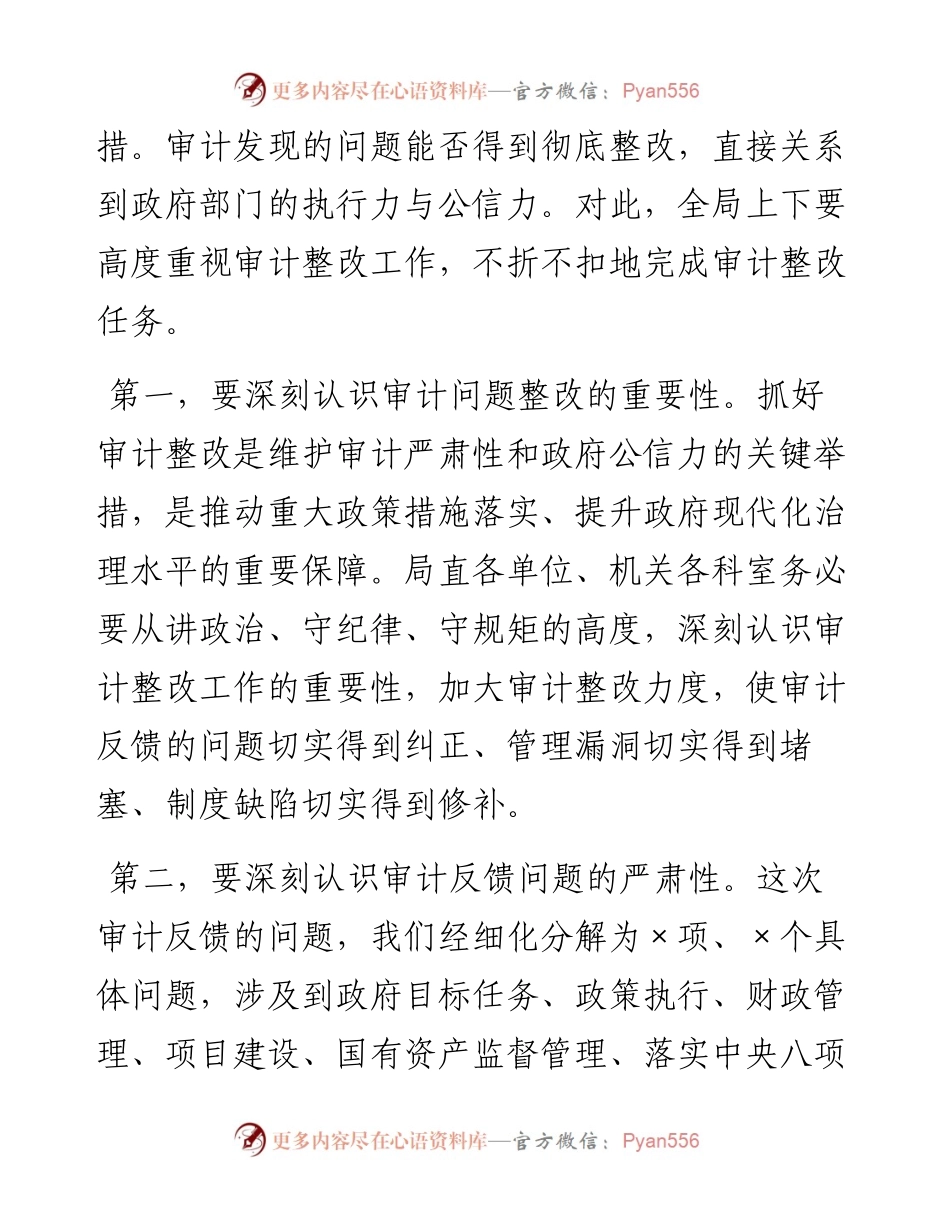 在审计整改专题会议上的讲话.docx_第2页