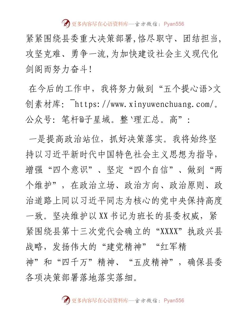 在当选X县县长后的表态发言.docx_第2页
