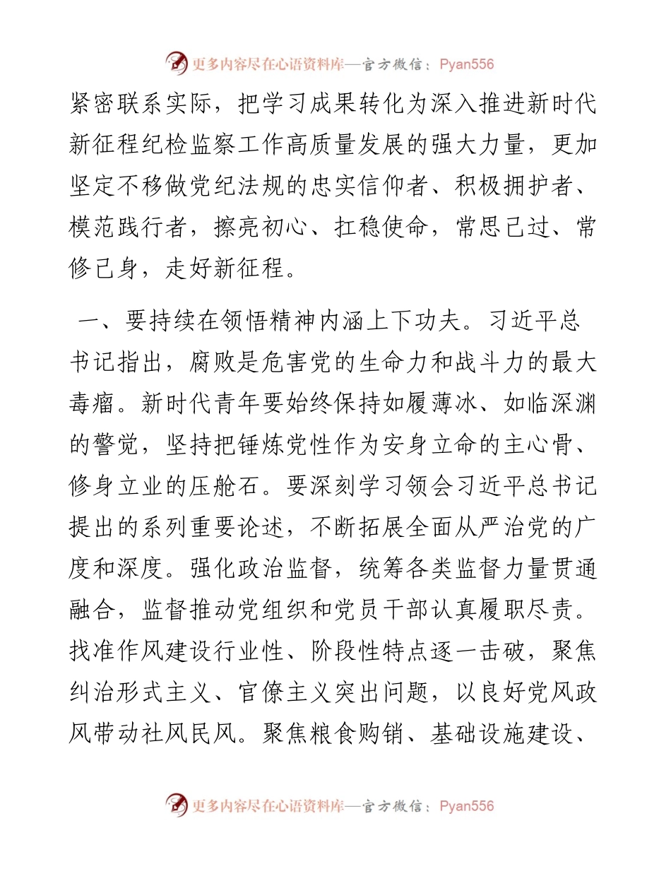学习二十届中央纪委二次全会精神交流发言.docx_第2页