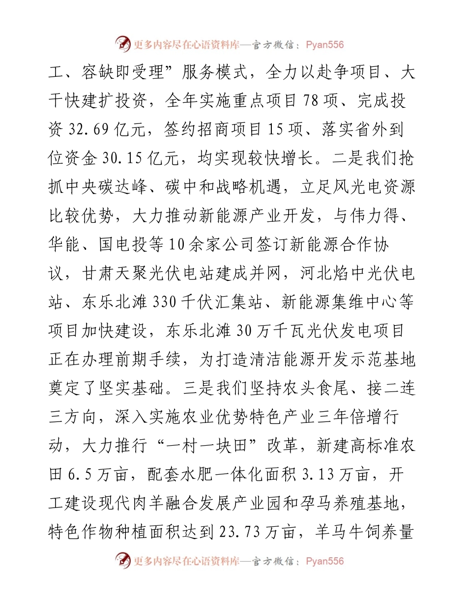 在县政府第一次全体会议暨政府系统廉政工作会议上的讲话防断更+vx：.docx_第2页
