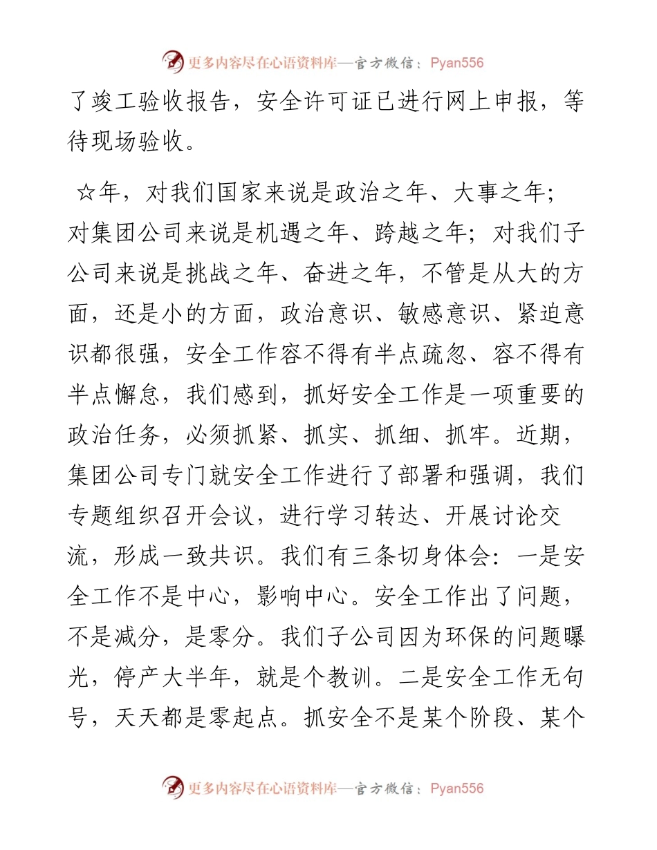 在集团公司安全工作会议上的讲话.docx_第2页