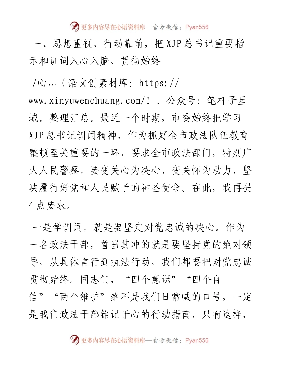在政法队伍教育整顿暨线索办理、顽瘴痼疾专项整治会议上的讲话.docx_第2页