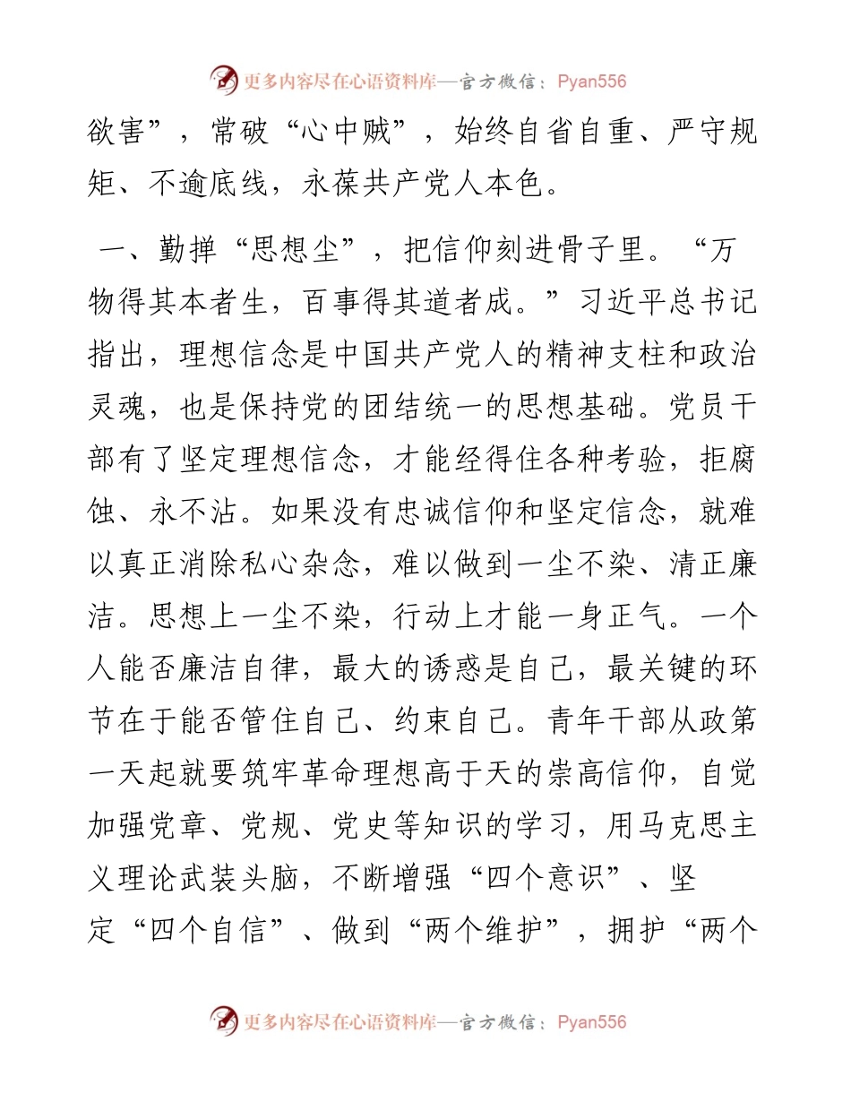 坚定不移推进全面从严治党始终保持清正廉洁政治本色.docx_第2页