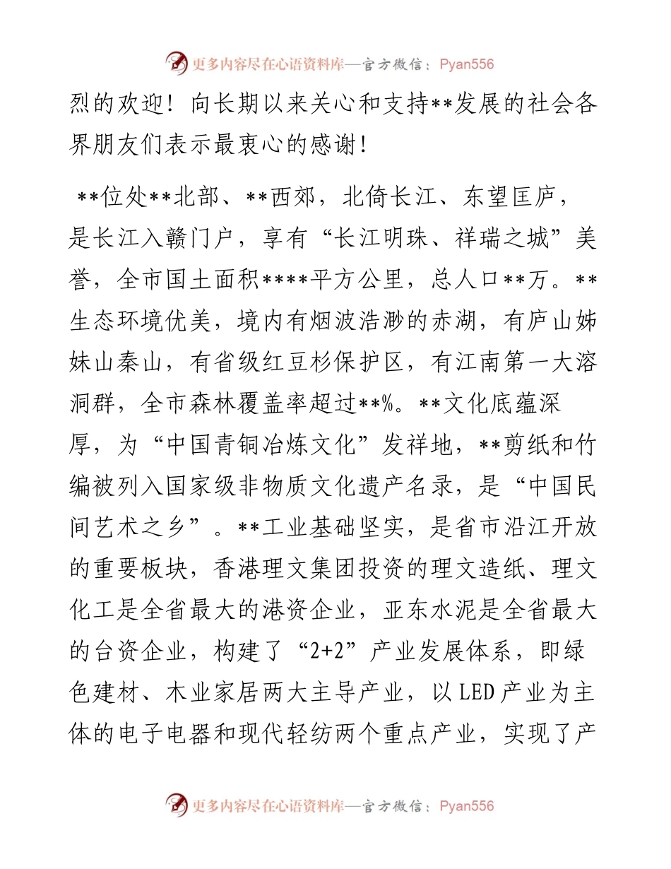 在市首届“GXS”杯羽毛球国际邀请赛新闻发布会上的讲话.docx_第2页