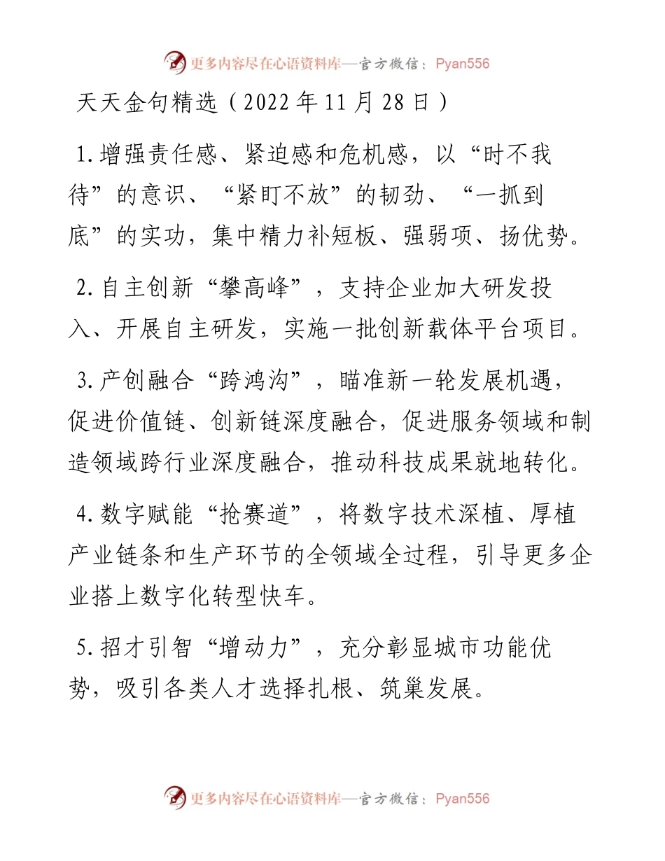 天天金句精选（11月28日）.docx_第1页