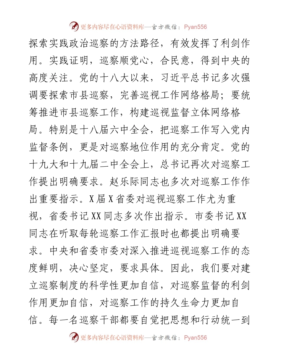 在巡察工作动员会上的讲话(范文).docx_第2页