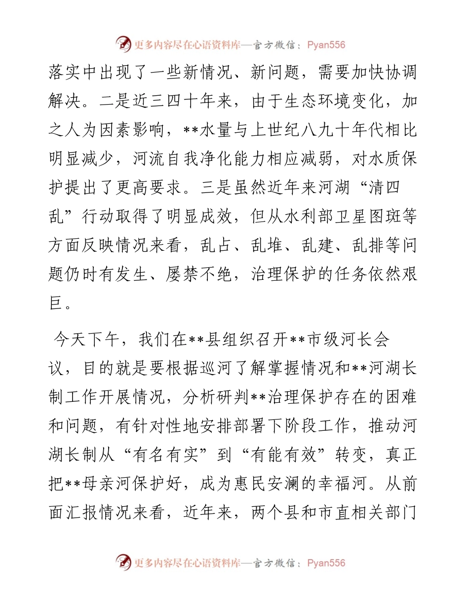 在市级河长会议上的讲话.docx_第2页