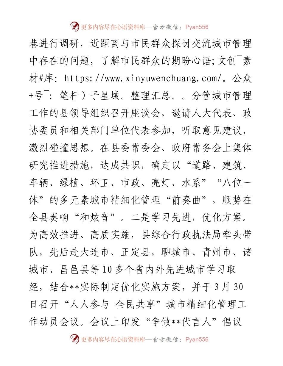 城市精细化管理模式经验交流发言.docx_第2页