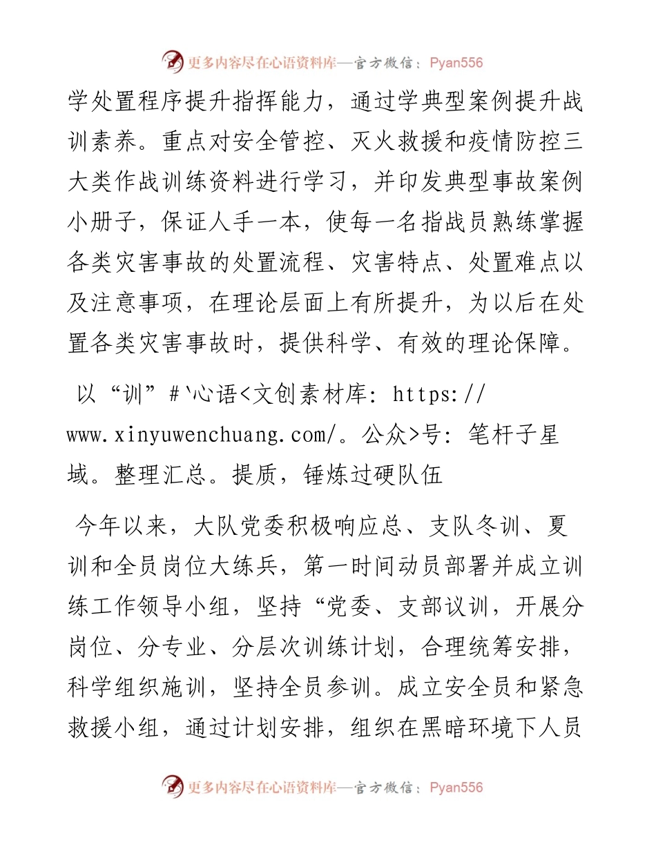 大队度战训工作纪实.docx_第2页